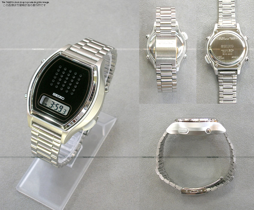セイコークォーツ、音声デジタル式のSBJS009の腕時計の画像です。